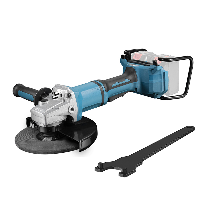 Brushless Angle Grinder Battery Powered - 180mm ブラシレスアングルグラインダー ハンドヘルドコードレス木工研磨金属切断電動工具 マキタ18Vバッテリー対応