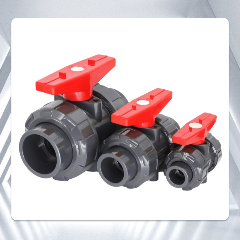 Plumbing - 内径20mm、25mm、32mm、40mm、50mmのPVCボールバルブ、ユニオンバルブ、PVC給水管用コネクター、配管用ホース継手、スリップシャットバルブ（1個）。