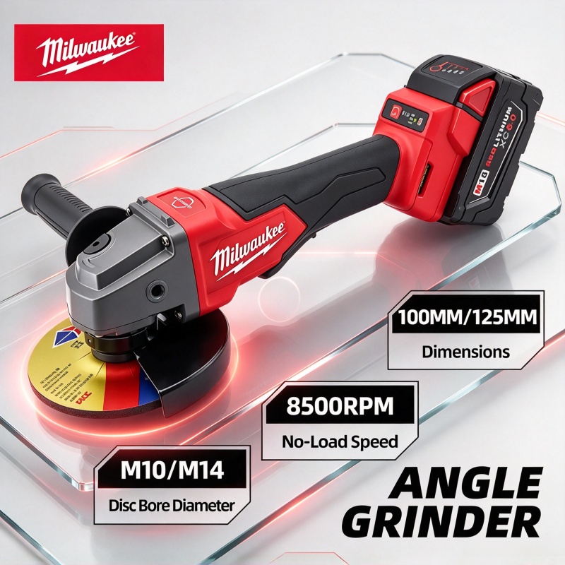 Brushless Angle Grinder Battery Powered - 新品・正規品 ミルウォーキー 125mm コードレスアングルグラインダー（ブラシレス、切断・研磨・研削用、可変速度、18V）