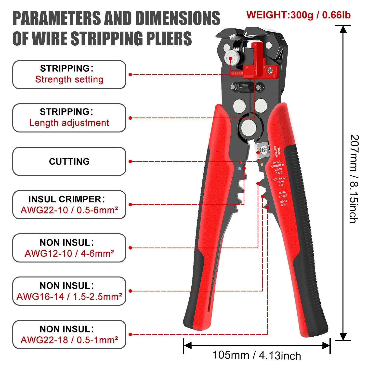 HS-D1 自動調整式ワイヤーストリッパー。3つの機能（スト - Automatic Wire Stripper Cutter のレビューと価格