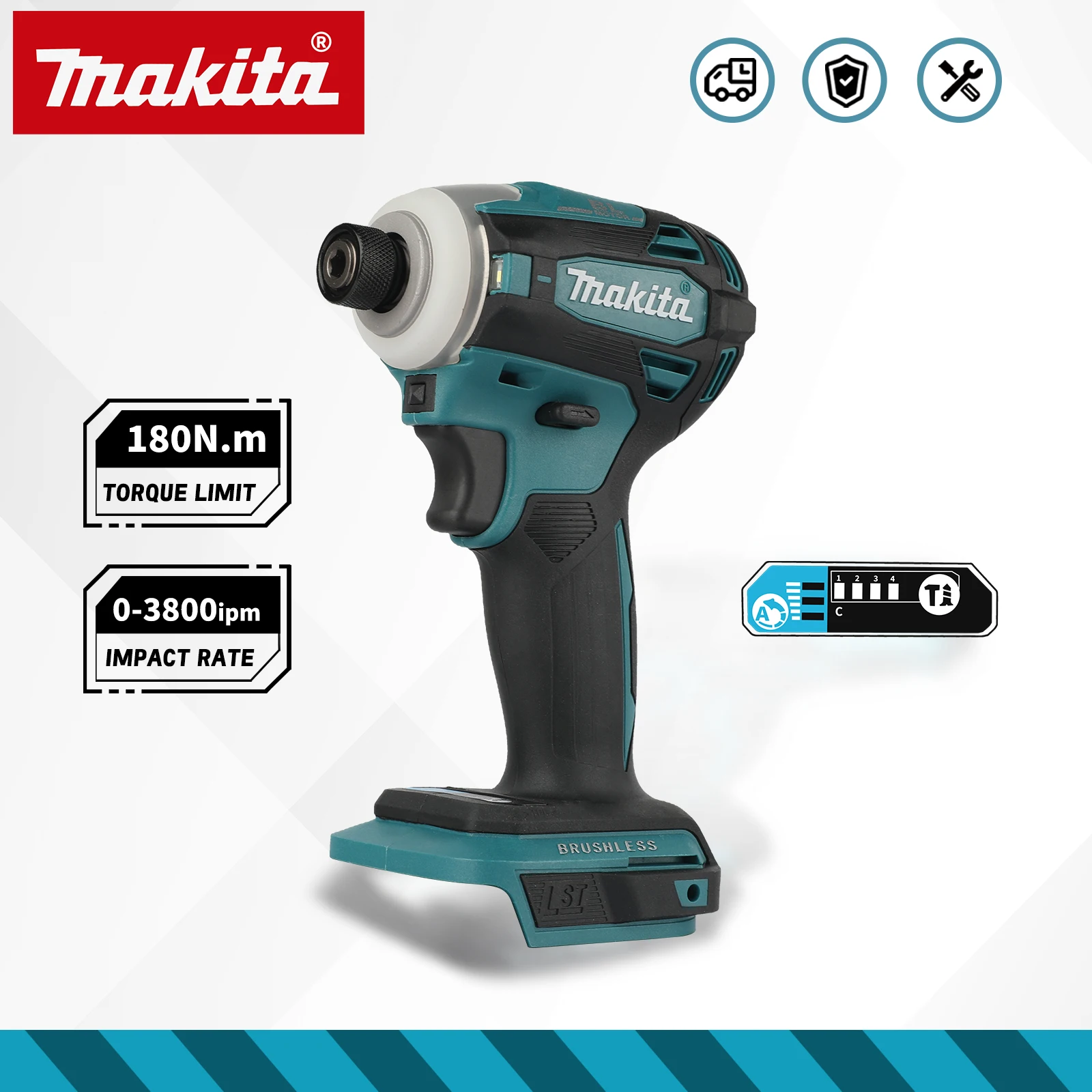 ブラシレス電動インパクトドライバー DTD172、マキタ18 - Brushless Cordless Electric Drill 18V のレビューと価格